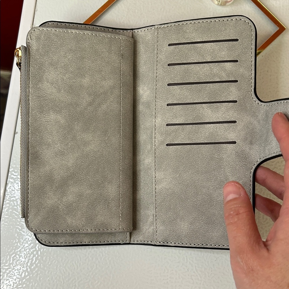 Forever 21 Silver Wallet - Picture 6 of 7
